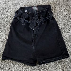 Urban Outfitters BDG Size 25 black Pin-Up High-Rise Shorts